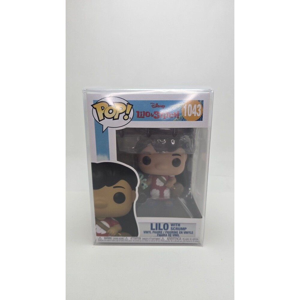Funko Pop! Disney Lilo & Stitch Lilo w/ Scrump Vinyl Figure #1043 w/protector